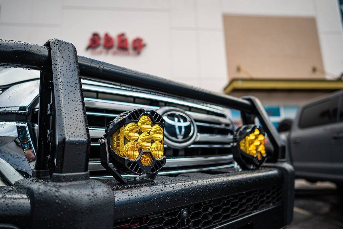 LP6 Pro LED Light Lighting Baja Designs Close-up display on Vehicle 