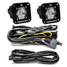 S1 Series Flush Mount Back Up LED Light Kit Lighting Baja Designs Wide Cornering Display of Included Parts 