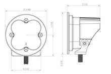 Squadron Racer Edition-R LED Light Lighting Baja Designs Diagram of Measurements 