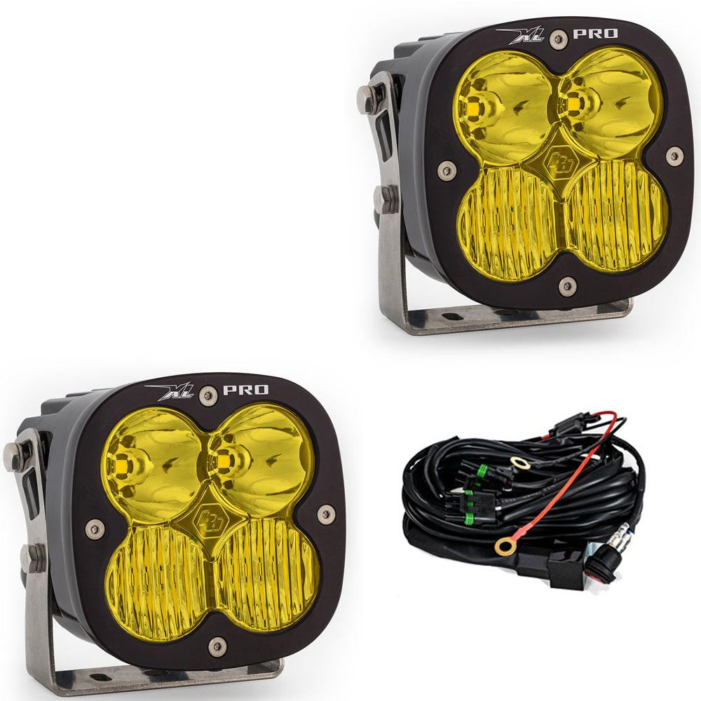 Baja Designs XL Pro LED Light Display of Included Parts 